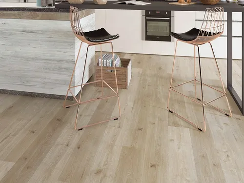 BASICfloor Laminat Lifestyle Trend Bellemont Oak greige Landhausdiele - Robuste Landhausdiele in Eichenholzoptik, pflegeleicht und ideal für stark beanspruchte Bereiche. Die einfache Klickverbindung ermöglicht eine mühelose Verlegung. Perfekt für ein gemütliches Zuhause!