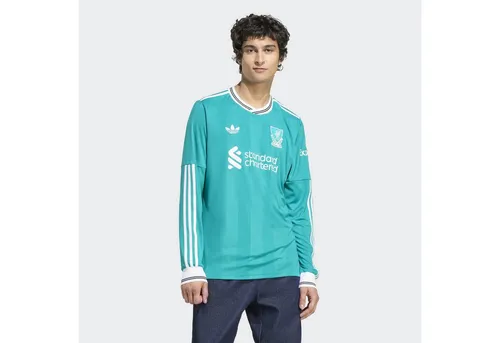 ADIDAS Herren Trikot Liverpool FC 25/26 Langarm Ausweichtrikot - Stylisches Langarm-Fußballtrikot für Fans des FC Liverpool. Mit feuchtigkeitsregulierendem AEROREADY für optimalen Tragekomfort und einem modernen Design, das die Tradition des Vereins vereint.
