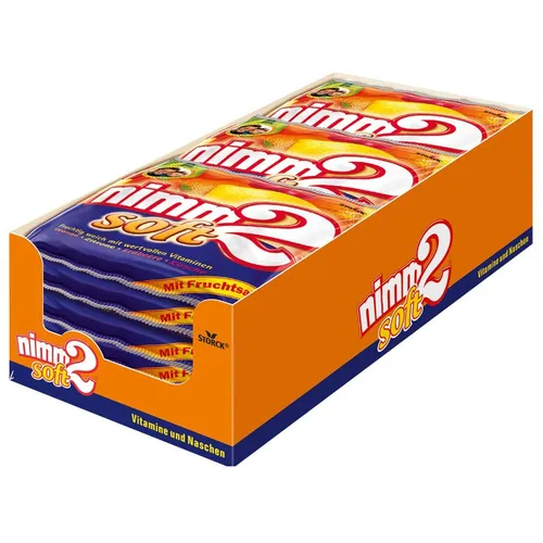 Storck Nimm 2 soft Kau-Bonbon, 116 g Beutel, 15 Stück 8,33€/1kg