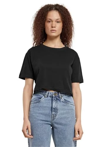 Urban Classics Damen Short Tee, Schwarz, XL