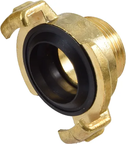 Agora-Tec® Messing Schnellkupplung mit Bajonettverschluss auf 3/4 Zoll (26,4 mm) Außengewinde