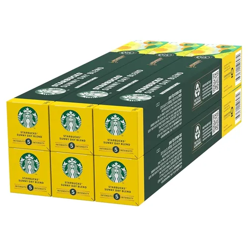STARBUCKS Sunny Day Blend Lungo für NESPRESSO Kaffeekapseln (6 x 10 Kapseln)