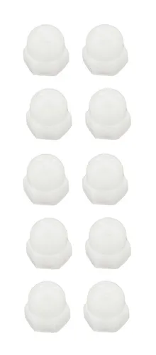 Hutmuttern Hutmutter M5 Sechskant Polyamid DIN 1587 10 Stück (0126)