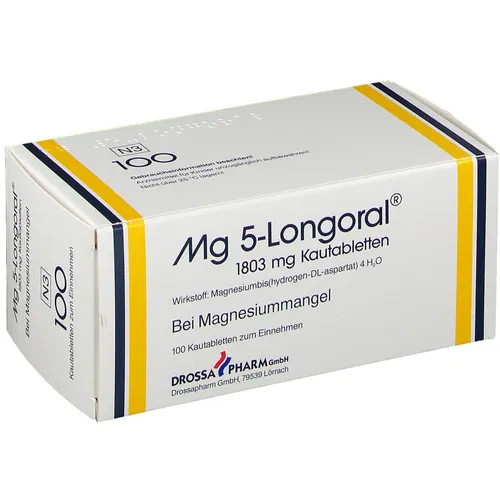mg 5 Longoral 100 ST Kautabletten von Drossapharm
