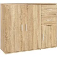 vidaXL Sideboard Sonoma-Eiche von vidaXL