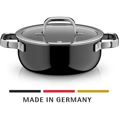 WMF Bratentopf Fusiontec Mineral Pro, Edelstahl, Glas in schwarz von WMF
