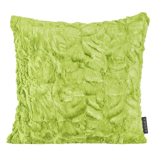 MAGMA Dekokissenhülle Fluffy grün, 50x50 cm