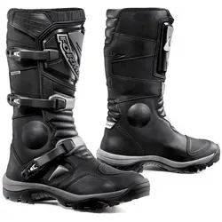 Forma Adventure Dry Stiefel schwarz, Größe 49 - Motorradstiefel, wasserdicht und atmungsaktiv dank Klimamembran, ideal für komfortable Touren bei jedem Wetter.