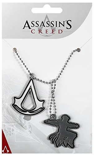 Assassins Creed Dog-Tag Kette mit 2 Anhängern Metall Silber von GB eye