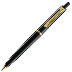 Pelikan Druck-Kugelschreiber K-200 schwarz in gold von Pelikan