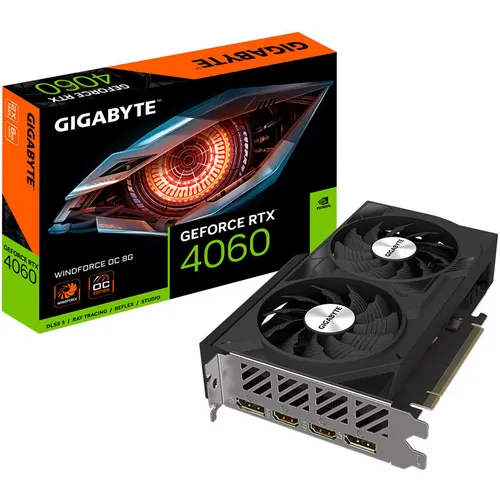 Gigabyte GeForce RTX 4060 WINDFORCE OC 8G von GIGABYTE