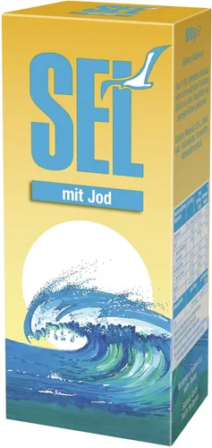 Sel Salinensalz mit Jod und Meersalz 500g