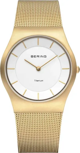 BERING RELOJ 11935-334 für Damen - Elegante Armbanduhr der CLASSIC COLLECTION, mit kratzfestem Saphirglas und gold IP-plated Gehäuse, wasserdicht bis 5 ATM – perfekt für jeden Anlass.