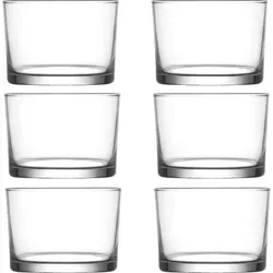 LAV Bodega Softdrinkglas 240ml (6 Stk.) - Gläser für jeden Anlass, platzsparendes Design für volle Tische und ideal für Partys oder Familienfeiern.