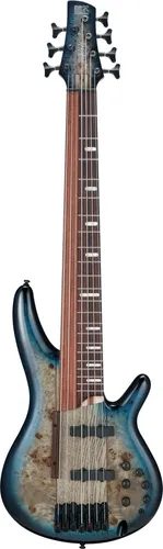Ibanez SRAS7-CBS 7-Saiter E-Bass - Bässe; einzigartiger 7-Saiter E-Bass mit abnehmbarer Fingerrampe für flexible Daumenplatzierungen und inklusive Hartschalenkoffer.