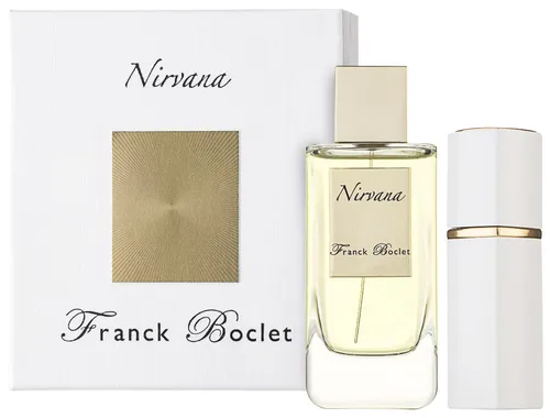 Franck Boclet Nirvana Geschenkset: EDP 100ml & 20ml für Frauen - Damen Parfüm Geschenkset mit 100ml und 20ml Eau de Parfum, perfekt für unterwegs und als besonderes Geschenk.