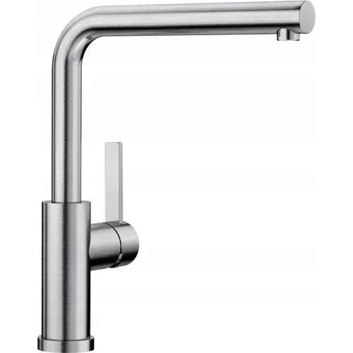 BLANCO LANORA-F Küchenarmatur aus Edelstahl - Hochdruck Vorfensterarmatur für flexible Montage, mit gesicherter Wasserqualität und wassersparendem Design. Ideal für moderne Küchen.