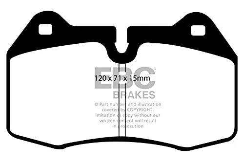 EBC Brakes DP1644 Blackstuff Bremsbeläge