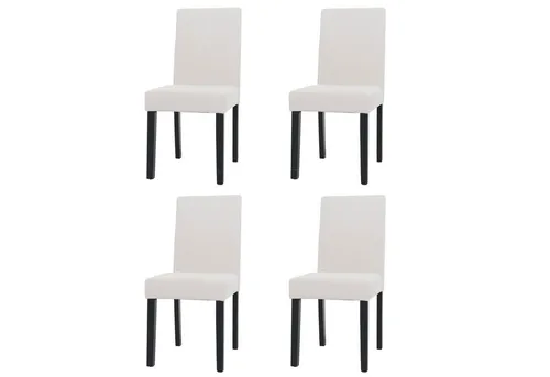 PROREGAL® Esszimmerstuhl Esszimmerstuhl klassisch und zeitlos HxBxT 90x43x56cm Material, Farbe (4 St), Mit hochwertigem Bezug, erhältlich in vielen Ausführungen