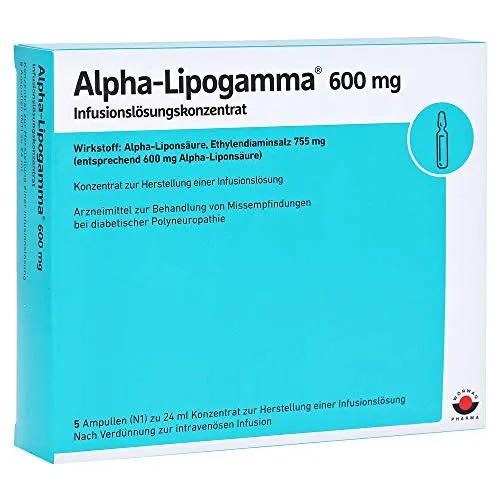 Alpha-Lipogamma 600 Infusionslösungskonzentrat 120 ML