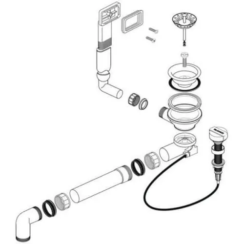 BLANCO Ablaufgarnitur 3½