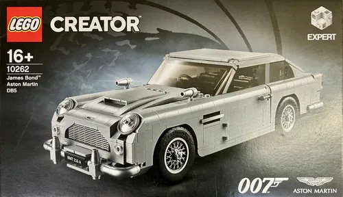 LEGO Creator Expert: James Bond Aston Martin DB5 (10262) - LEGO Komplettset für 16+, mit 1295 Teilen. Baue das ikonische James Bond Auto in Detail und erlebe spannende Abenteuer.