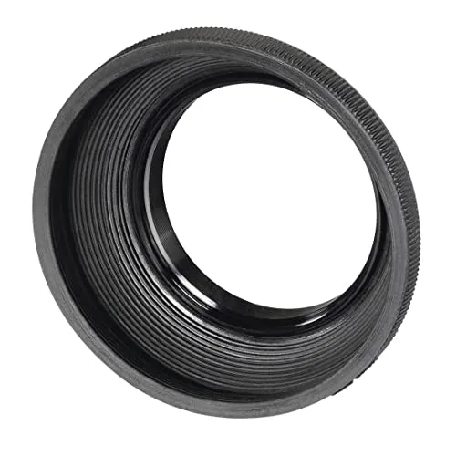 Hama Gegenlichtblende 72 mm (Gummi, faltbar, Universal Streulichtblende für Standard Objektive, mattierte Innenfläche, Filter Gewinde, Spiegelreflex, Systemkamera, Digitalkamera) schwarz