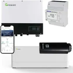 Growatt SPH4000TL 4kW Hybrid Wechselrichter - Powerstations - Effizienter 4kW Hybrid Wechselrichter mit 97% Wirkungsgrad und 2.56kWh Solarspeicher für mehr Unabhängigkeit von Stromnetzen.