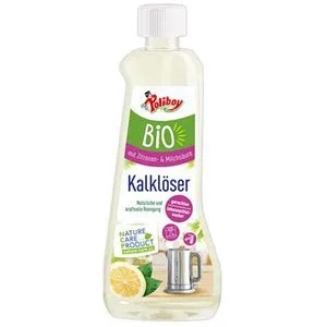 Bio-Entkalker Poliboy 500 ml - Spezialreiniger für naturschonendes Entkalken, entfernt hartnäckige Kalkablagerungen mit der Kraft von Zitronen- und Milchsäure, ideal für Kaffeemaschinen und Haushaltsgeräte.