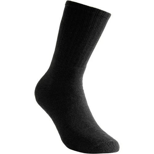 Woolpower Socks Classic 200 Black (36-39) - Sportsocken aus 50 % Merinowolle, perfekt isolierend und feuchtigkeitsableitend. Ideal für Wandern und den täglichen Gebrauch.