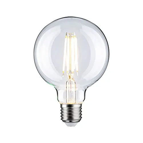 Paulmann 28969 LED Lampe Globe Filament G95 7.5W Klassik 806lm Leuchtmittel dimmbar Klar 2700K Warmweiß E27