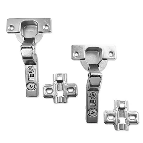 HÄFELE 110 Grad Innenanschlag Topfscharnier Standardscharniere mit Schließautomatik Soft Close Integrierte Dämpfung Scharniere Küchenschrank Kleiderschrank Schranktür Möbel 2er Set