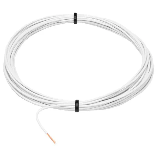5m FLRY Fahrzeugleitung weiss 0,35mm² rund Kabel Litze KFZ Stromkabel