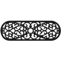 vidaXL Stufenmatten 10 Stk. 25x75 cm Gummi - Fußmatten für Sicherheit und Stil: Langlebige, rutschfeste Gummi-Stufenmatten mit elegantem Vintage-Look, ideal für Innen- und Außentreppen.