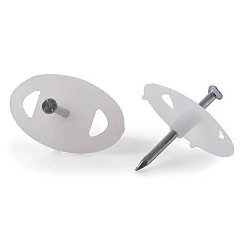 Nagelscheiben Nagelscheibe Nagelfix oval 3x30 mm natur Nagel-Fix, Befestigungsscheibe Nagelscheibe 35mm 100