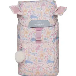 Beckmann Classic Mini Kindergartenrucksack - Bunny Koffer24 - Schulranzen für Kindergartenkinder, robust und ergonomisch, aus 100% recyceltem Material, mit vielen praktischen Fächern und hohem Tragekomfort.