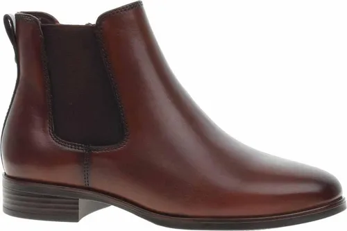 Tamaris Chelseaboots mit Blockabsatz - Stylische Stiefelette in Antik Braun, Größe 37, mit gepolsterter Innensohle für hohen Komfort. Ideal für den Alltag und perfekt kombinierbar.