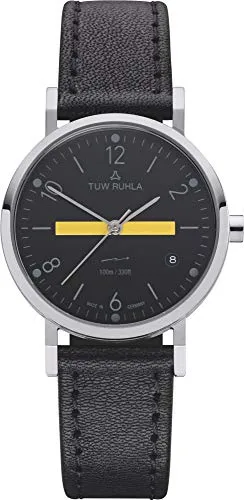 TUW Ruhla Thuringia Quartz 60132-021602C Damenarmbanduhr - Armbanduhren für Damen, elegante Edelstahl-Lünette und klassisches, schlichtes Design für jeden Anlass.