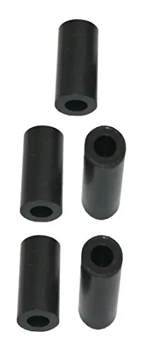 Distanzhülse Abstandshalter Abstandshülse M5x10x10mm schwarz 5 Stück (0092)