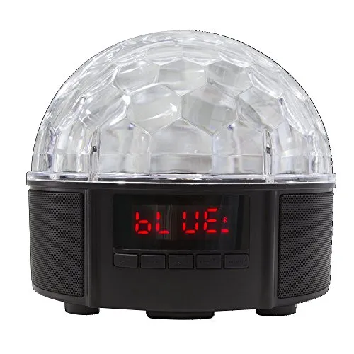 LogiLink Leuchtender Bluetooth Lautsprecher/Discokugel