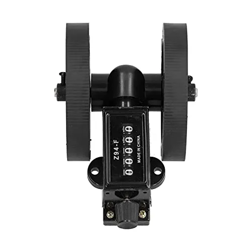 Mechanischer Längenmesser, Rollenzähler, Messzähler Rollrad, 1:3 Rolllängenmesser, Mit Anti-Rutsch-Slot,