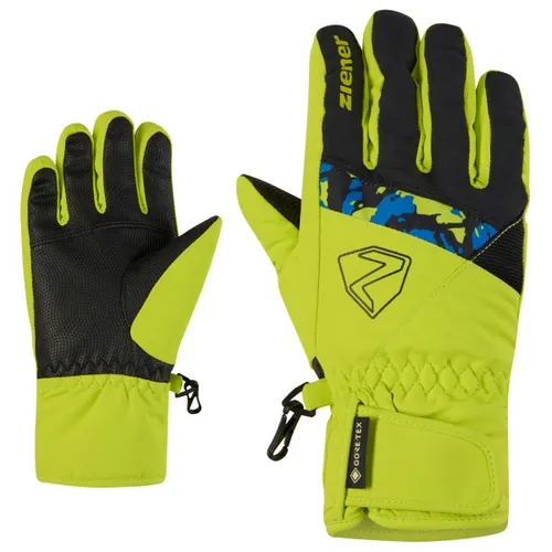 ZIENER Kinder Handschuhe LEIF-Z GTX glove junior unisex in gelb von ZIENER