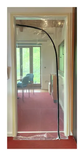 Böck Staubschutztür 1,2 x 2,2m Reißverschluss, Klebeband