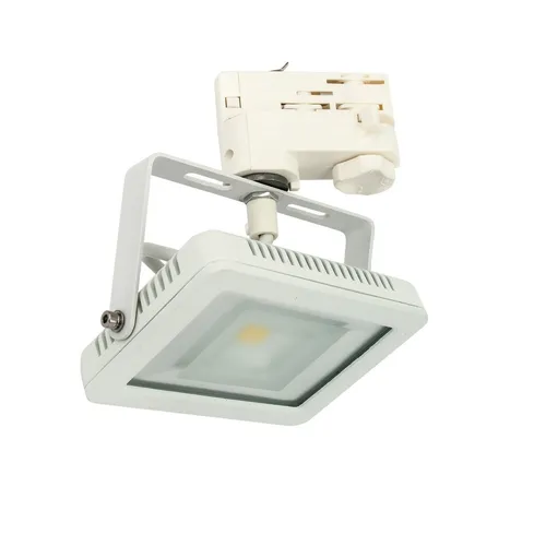 CLE LED Floodlight Stromschienstrahler weiß 10W 3500K 850lm neutralweiß 3 Phasen