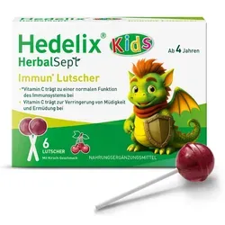Produktbild Hedelix Herbalsept Immun Lutscher Kids