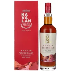 Kavalan Triple Sherry Cask Single Malt Whisky 40%