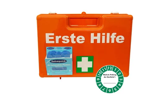 WM-Teamsport Erste-Hilfe-Koffer Erste-Hilfe-Koffer GASTRO aktuelle DIN 13157 + Salvequick-Pflaster