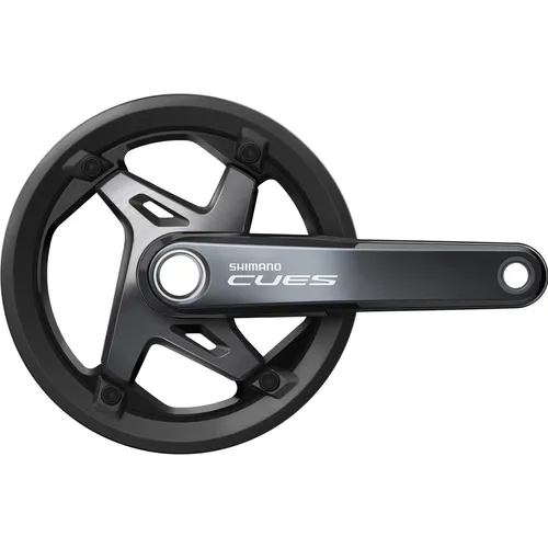 SHIMANO Kettenradgarnitur Cues FCU80001 2-PIECE schwarz - Hochwertige Kurbeln für präzise Schaltvorgänge, ideal für anspruchsvolle Fahrradfahrer, Kategorie: Kurbeln & Kurbelgarnituren