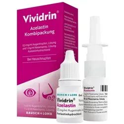 Vividrin Azelastin Kombipackung 0.5mg Atr+ 1mg Nas von Bausch + Lomb