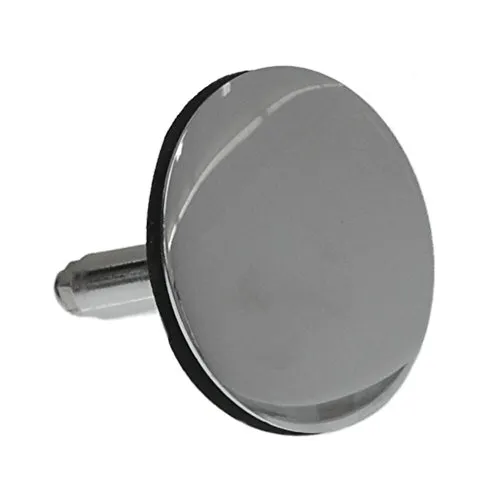 Ventilstopfen 43,8 mm Durchmesser aus verchromten Messing mit verstellbarer Hubstange / Ersatzteil / Dichtungsring / Stopfen / Ventilkegel